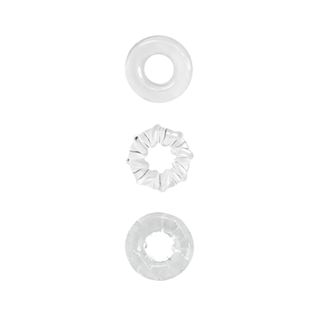 Dyno Rings - 3-delige cocrkingset  (Doorzichtig)